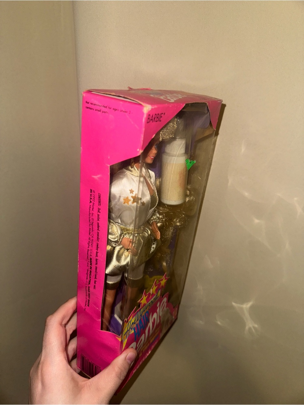 VTG 1992 Mattel Hollywood Hair Barbie doll NEW damaged box - Picture 2 of 4